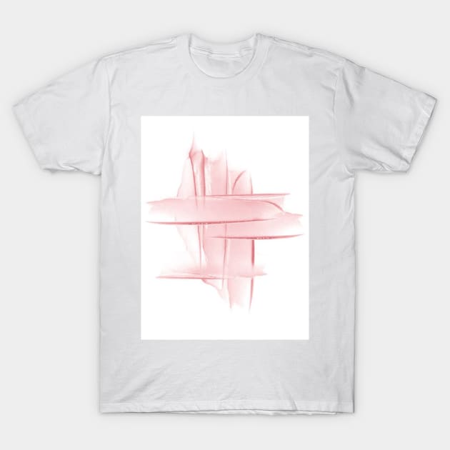 Pink strokes T-Shirt by Enami